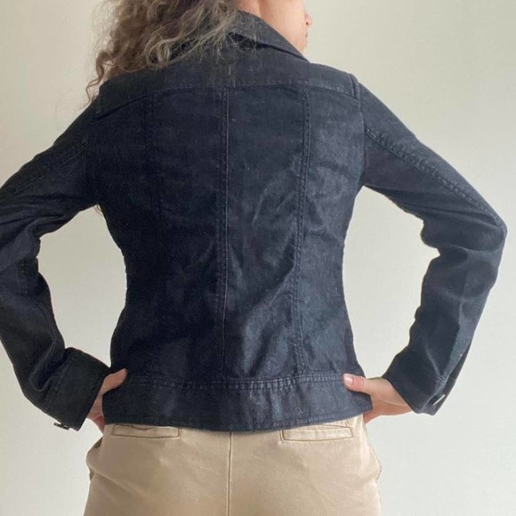 Black denim jacket nwt deadstock - Picture 3 of 4